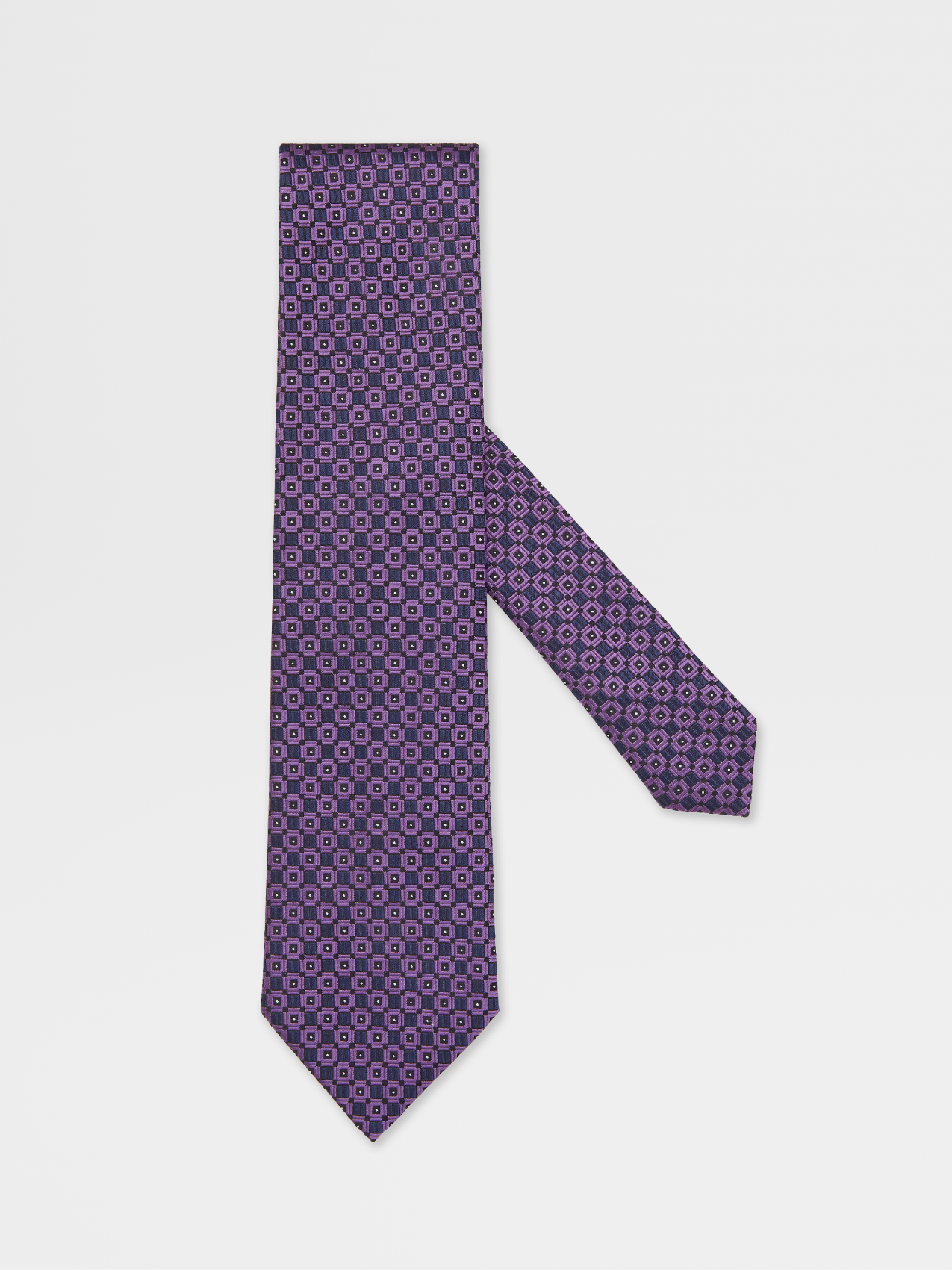 Violet Silk Macroarmature Tie